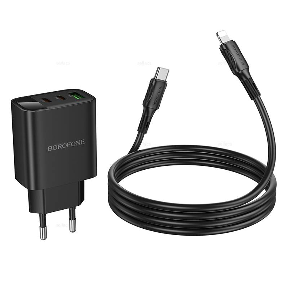 Зарядное устройство на Lightning Borofone PD30W (2C1A) BA98A (black)