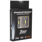 Светодиодная лампа AMP StandartBright 41мм T11 C5W (2шт)