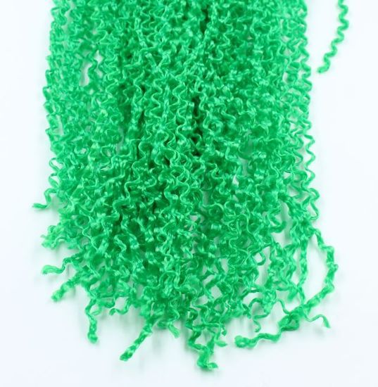 Канекалон  ZIZI (афрокосички гофре) 52шт. 110гр. 160см зеленый F-13