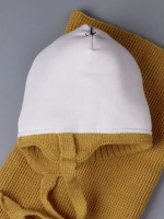 Шапка детская зимняя вязаная и снуд