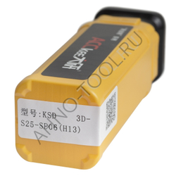 Сверло корпусное 18.5мм KSD185-3D-S25-SP06(H13) "ACCKee"