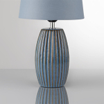 8123/1T COMFI LN26 476 синий, керамика/текстиль Настольная лампа E27 1*60W 220V LAPUNA