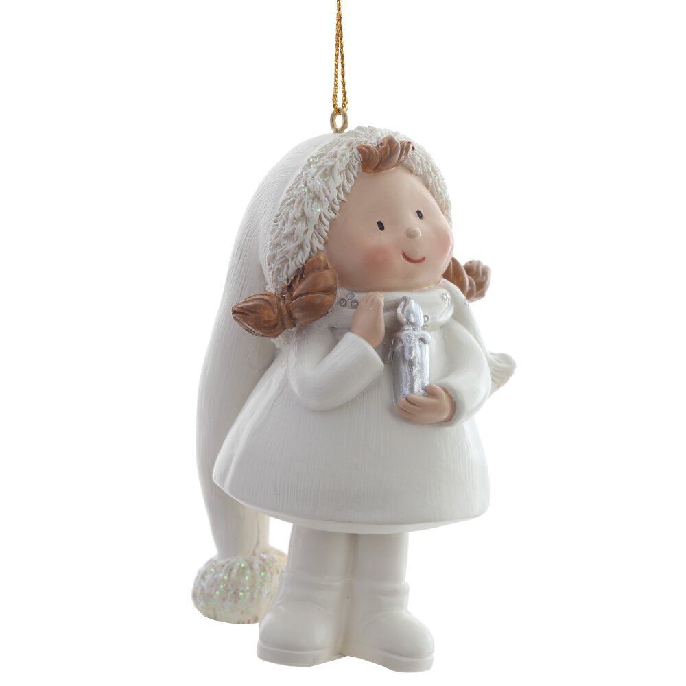 GAEM Фигурка декоративная подвесная "Девочка", L5 W5,5 H9,5 см, 2в.