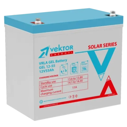 Аккумулятор VEKTOR ENERGY GEL 12-55