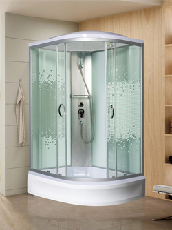 Душевая кабира  МОНОМАХ 10000005821 100/80/24 МЗ L, 1000х800х2100, асимметричная