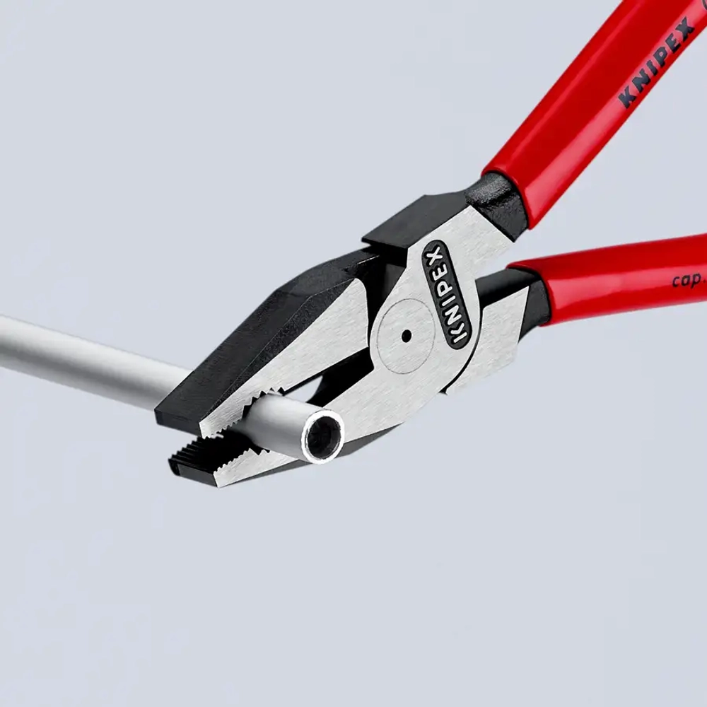 Плоскогубцы комбинированные особой мощности черненые 200 мм Knipex 02 01 200