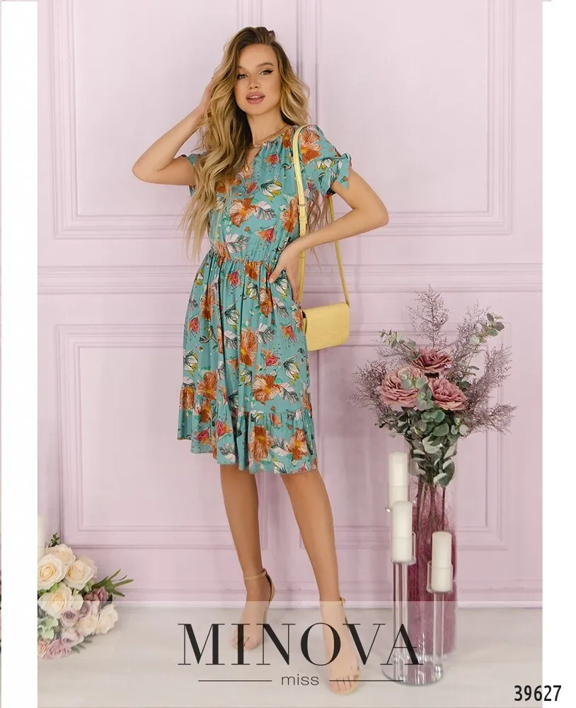 Платье 2004-мятный Minova