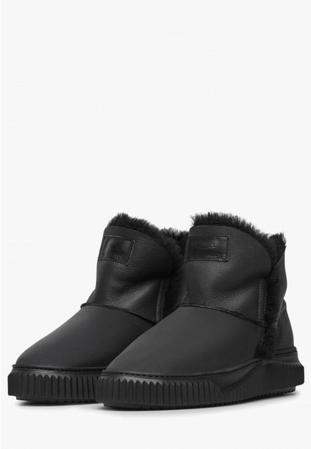 Сапоги жен. Voile Blanche LAND черный мех