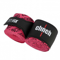Бинты эластичные Clinch Boxing Crepe Bandage Tech Fix розовые C140