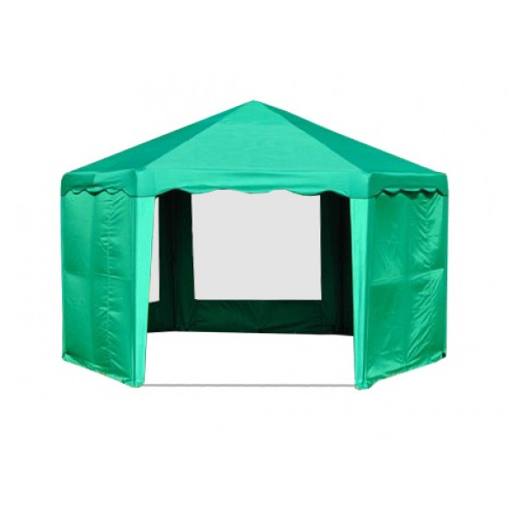 Шатер-беседка Митек 6 граней желтая