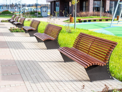 Скамья Вена (со спинкой)