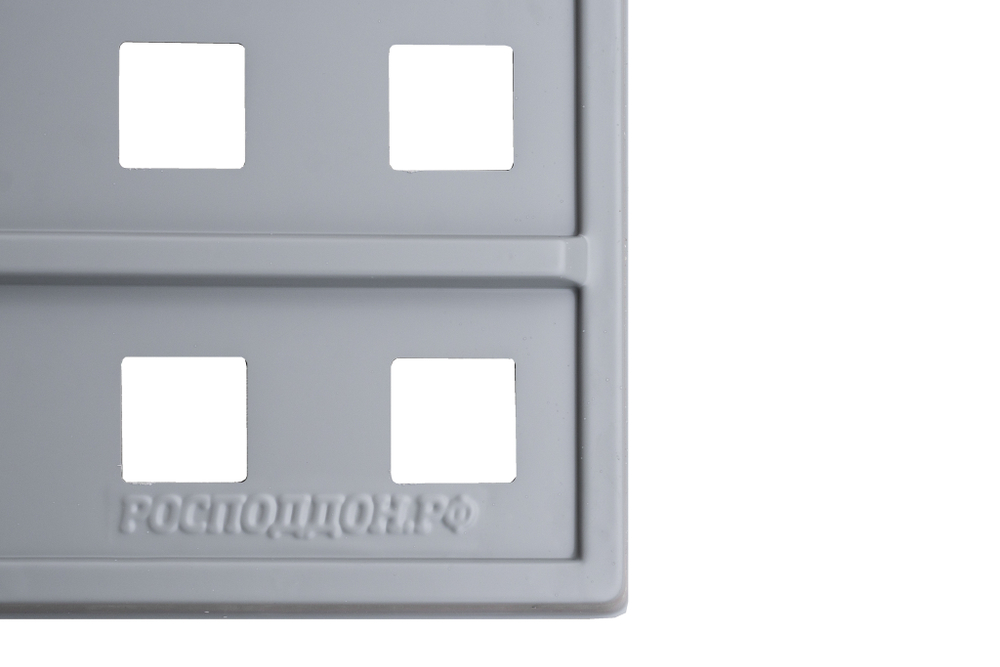 Крышка 54 отверстия 50/50мм (2мм сер.УПП) к ПГ 560*1260мм