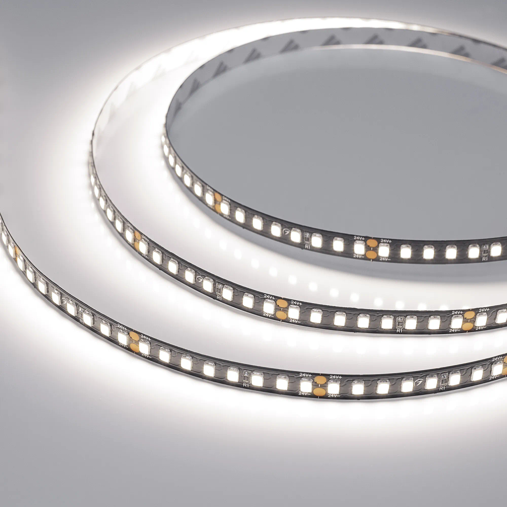 Светодиодная лента RT-5000-2835-160-24V Day4000 (Black 8mm, 12W/m, IP20) (Arlight, -) 029427(1)