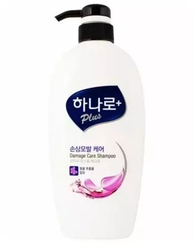 KeraSys Шампунь+кондиц.Ханаро Плюс Восстанавливающий Мед+Ромашка 680мл с дозат.бел.*16