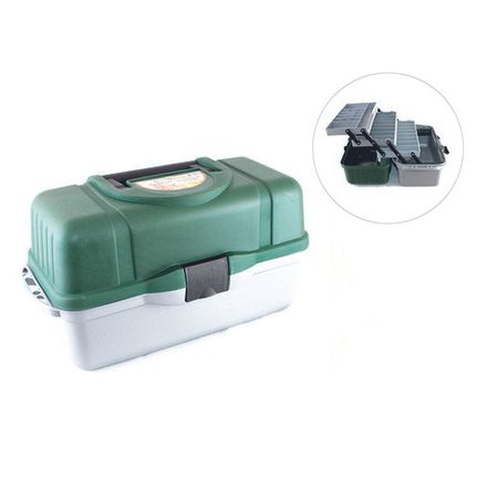 Ящик рыболовный &quot;СЛЕДОПЫТ&quot;, с 3-мя подъемными полками/4/