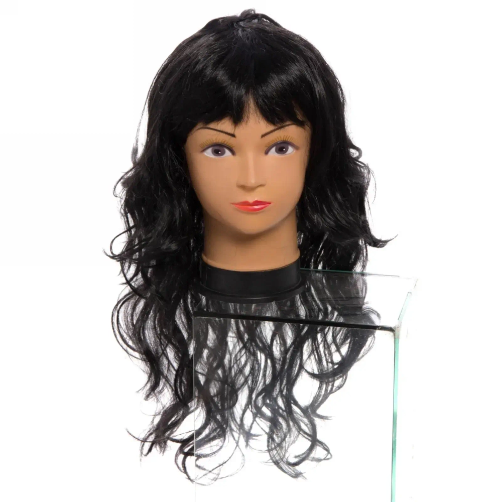 Парик карнавальный «Чаровница» (локоны 60 см), Черный