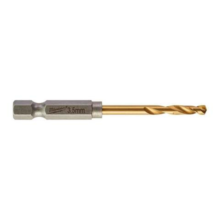 Сверло по металлу RedHEX HSS-G TiN (2 шт; 3.5х25х69 мм) Milwaukee 48894707
