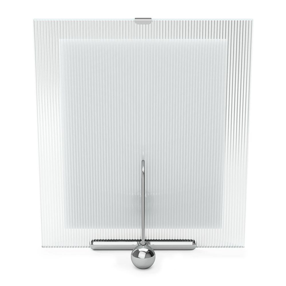 Фоторамка Flute, 26х30 см, хром