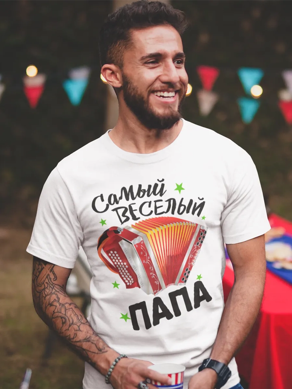 Футболки Самый лучший Папа