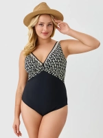 Купальник слитный зебра