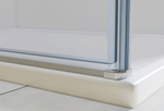 Душевой уголок Extra VSR-1E101190CL, 1000/1100*900, хром, стекло прозрачное, , шт