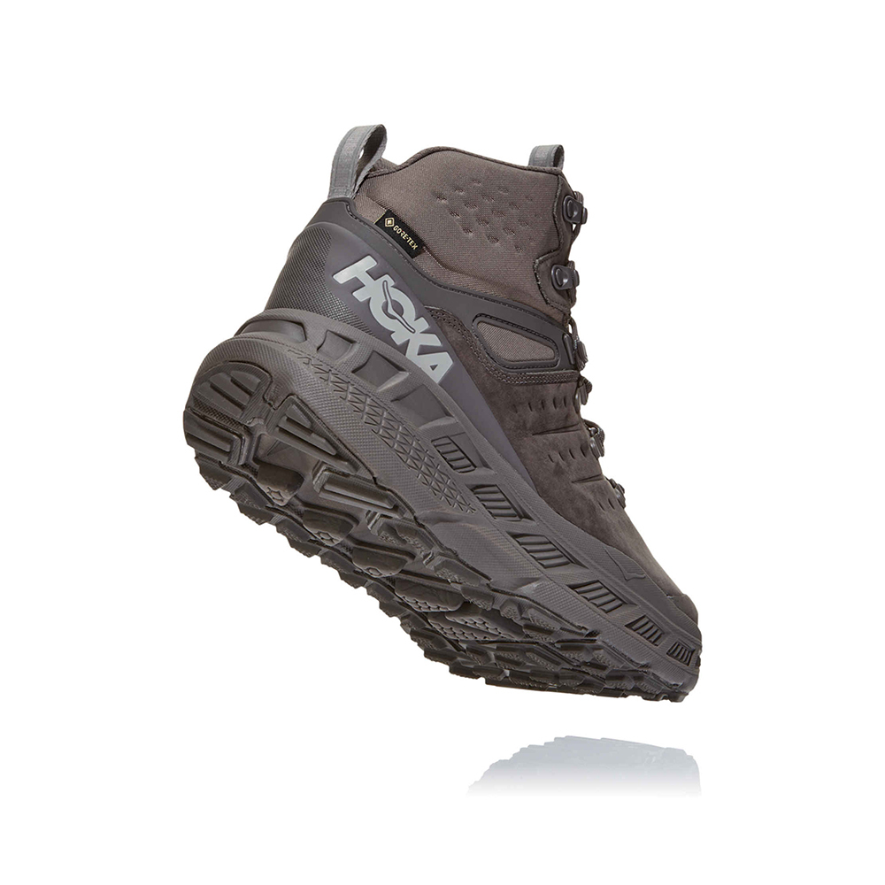 Ботинки мужские HOKA M STINSON MID GORE-TEX Dark Gull Grey / Drizzle