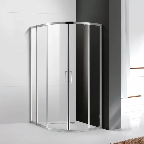 Душевой уголок Cezares Molveno 110x80 MOLVENO-RH-2-110/80-C-Cr-IV стекло прозрачное/профиль хром
