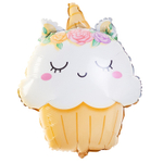 Шар Фольгированный Кекс Единорог (Ассорти)