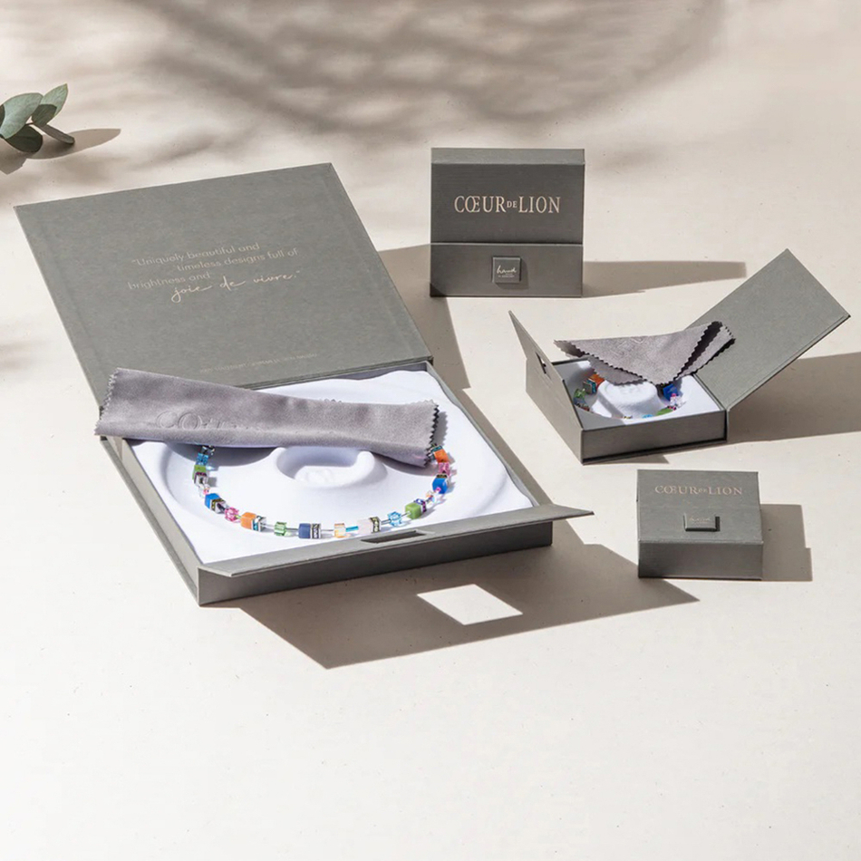 Колье Coeur de Lion Blue-Silver 3035/10-0717