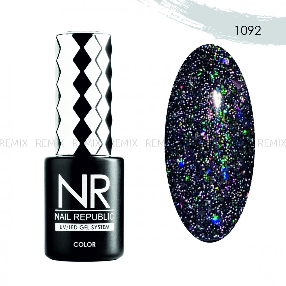 NR BRIGHT Flash 1092 гель-лак светоотражающий (10 мл)