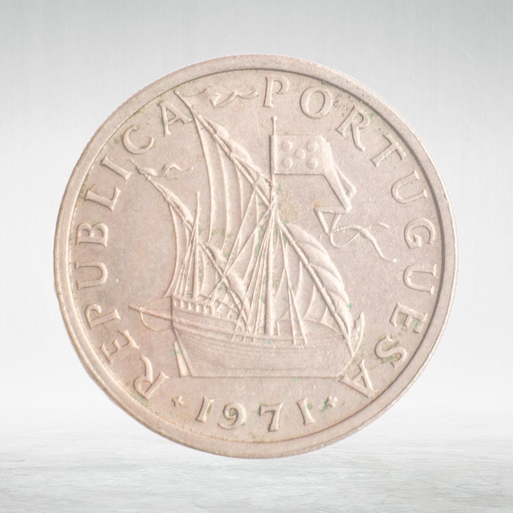 Portugal, 5 Escudos, 1971, VF