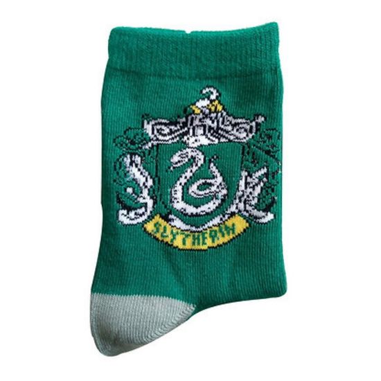 Носки Гарри Поттер. Факультеты Хогвартса "Слизерин", р-р 35-39 (зеленый)