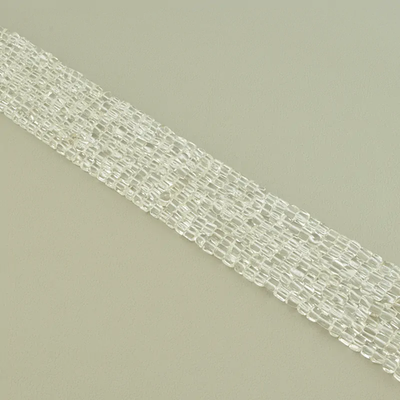 Нитка Горный хрусталь 38 см. (Без замка)