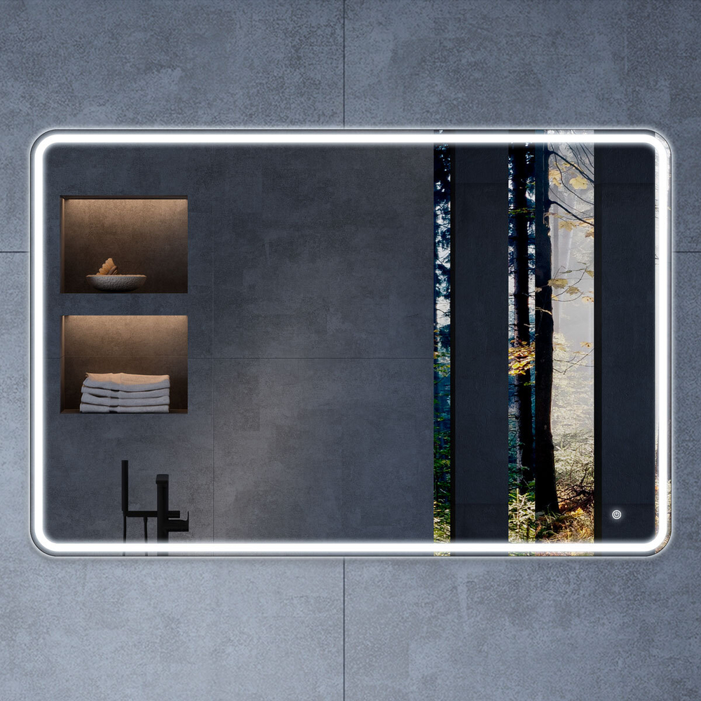 Зеркало Vincea LED VLM-3VC120 1200х800 c сенсорным выключателем и диммером