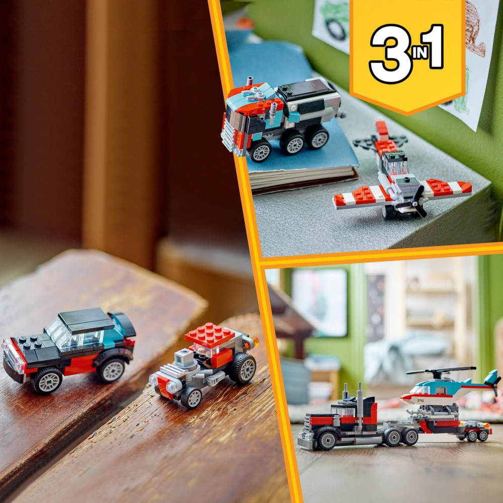 LEGO Creator - Грузовик и вертолет 3в1 31146
