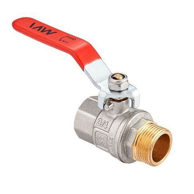 Кран шаровой прямой ручка 1" ВР-НР MVI Premium полнопроходной BV.512.06