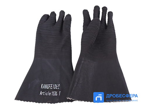 Перчатки камерные 300 мм KANGFEIDES текстурированные 15300 T
