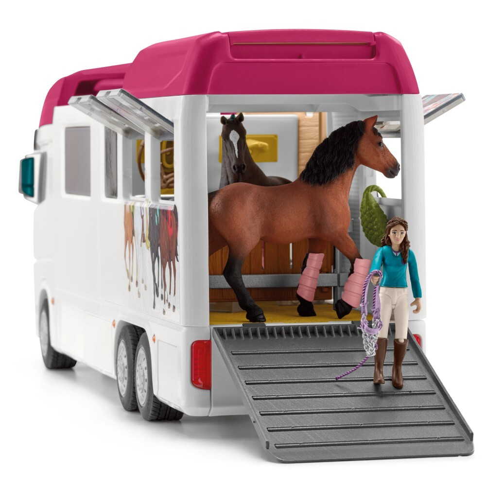 Schleich Horse Club - Автомобиль для перевозки лошадей + аксессуары 42619 / артикул   42619  / GTIN 4059433652368