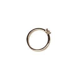 "Эва" кольцо в золотом покрытии из коллекции "Э" от Jenavi