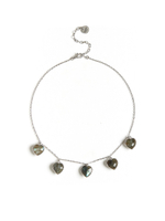 Чокер "Amour" с лабрадором Silver