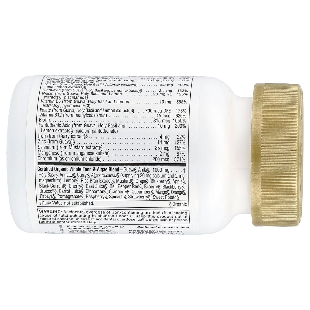 NaturesPlus, Source of Life® Garden, мультивитамины для женщин, одна таблетка в день, 30 веганских таблеток