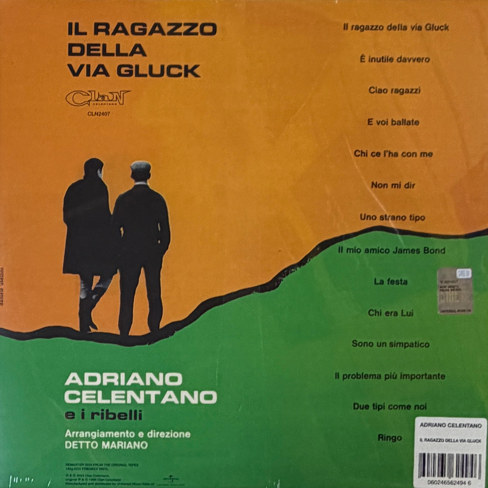 Adriano Celentano ‎– Il Ragazzo Della Via Gluck (Италия 2024г.) Т