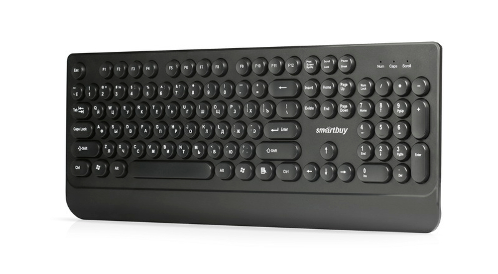 Клавиатура проводная SmartBuy ONE 228 USB (черный) SBK-228-K)