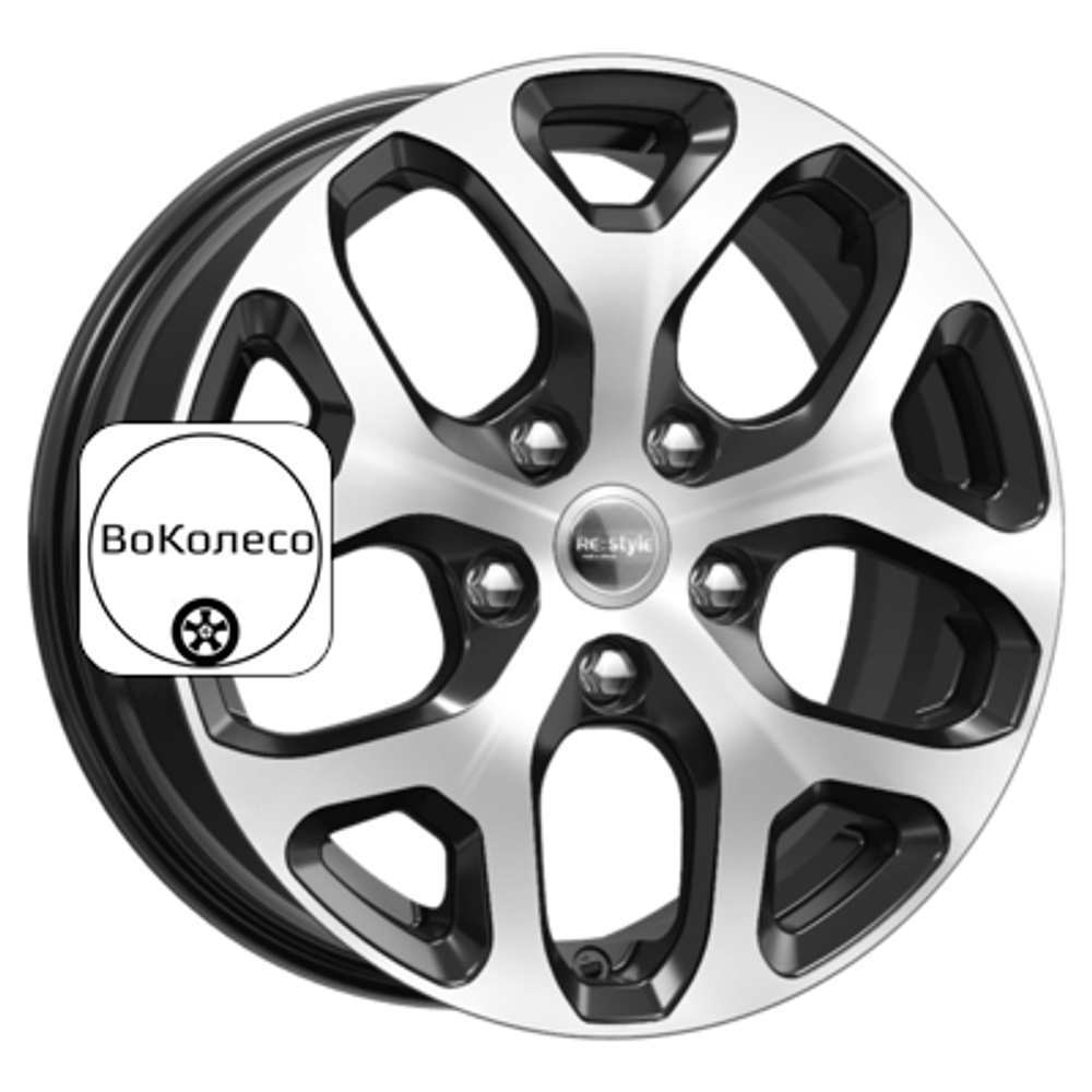 6,5x16/4x100 ET43 D60,1 КС869 Алмаз черный K&K