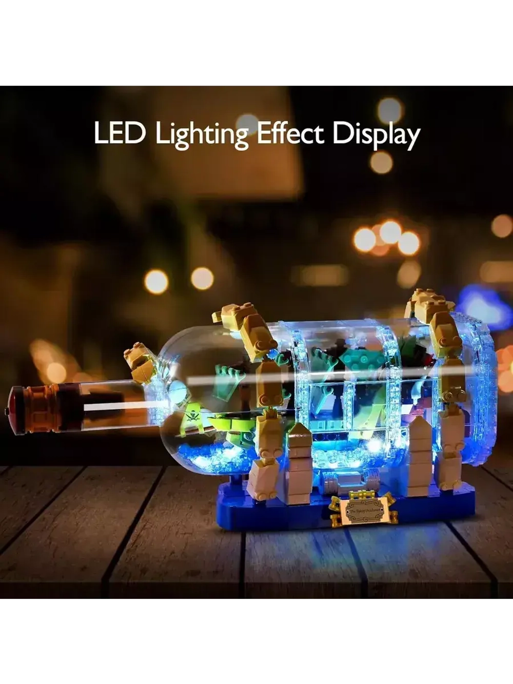 Конструктор Летучий голландец в бутылке 1100 деталей