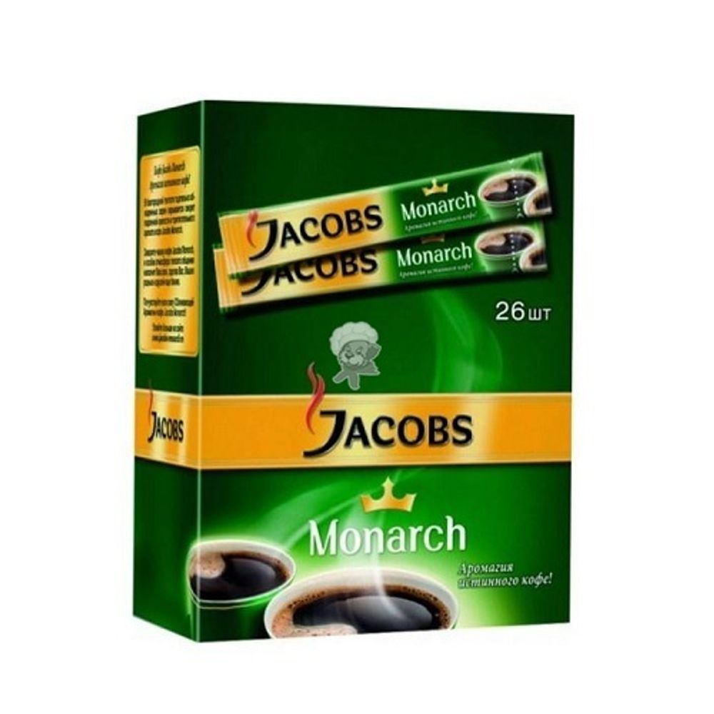 Jacobs Monarch, растворимый 26 пакетиков