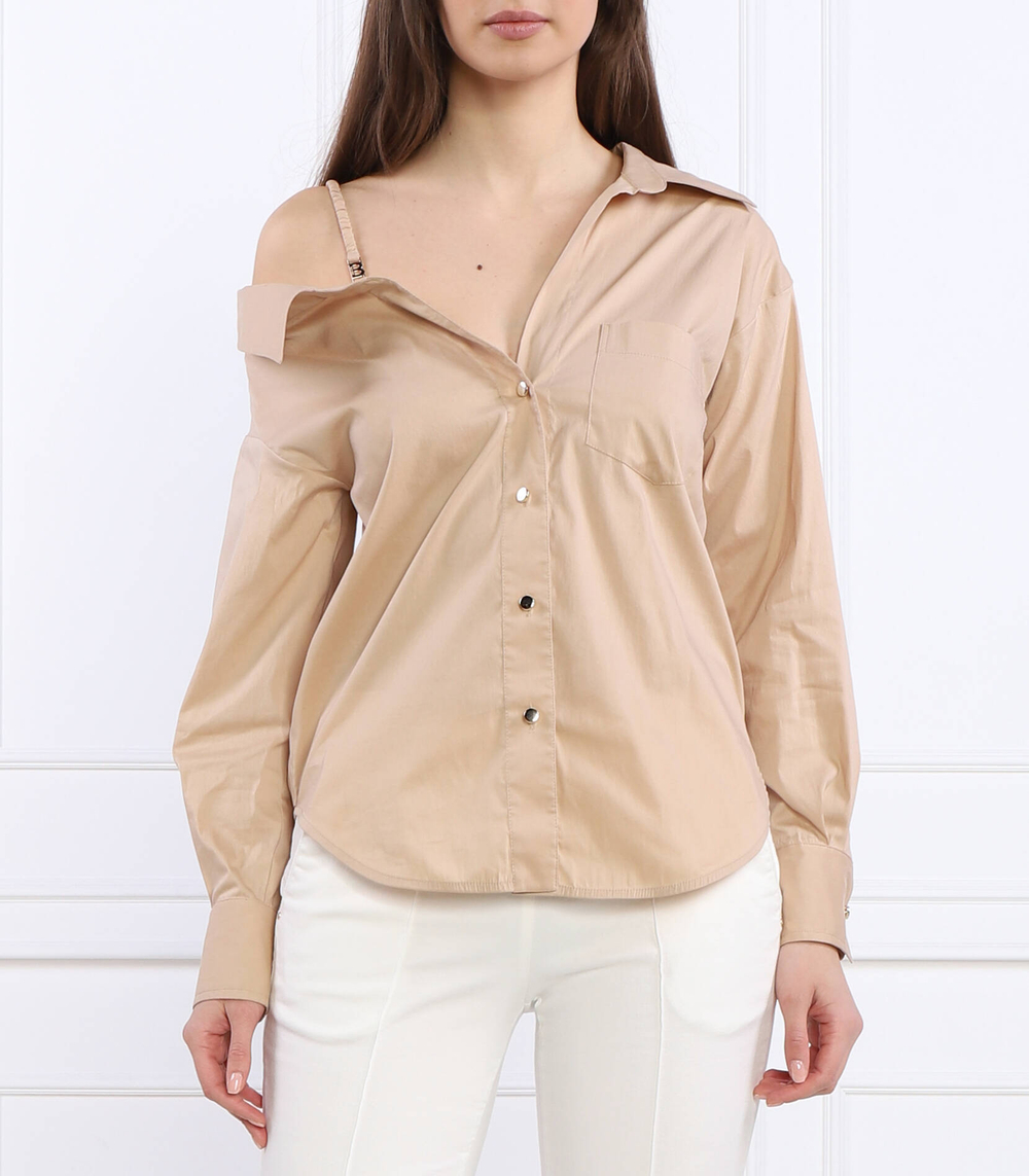 Рубашка BluGirl Blumarine - светло-коричневый(RA3155 T2432)