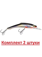 Воблер для рыбалки ФИН 160mm, цвет 048 (окунь), 1 штука