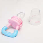 2357266 Ниблер «Самая милая», с силиконовой сеточкой, цвет розовый/голубой