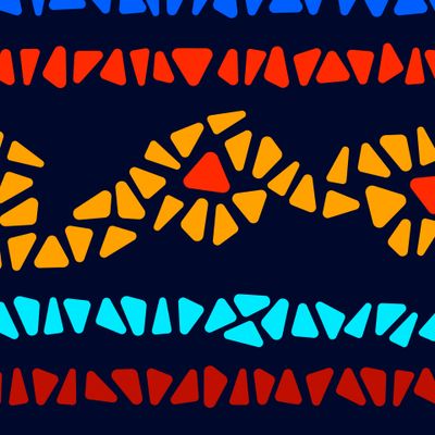 Мозаика на черном